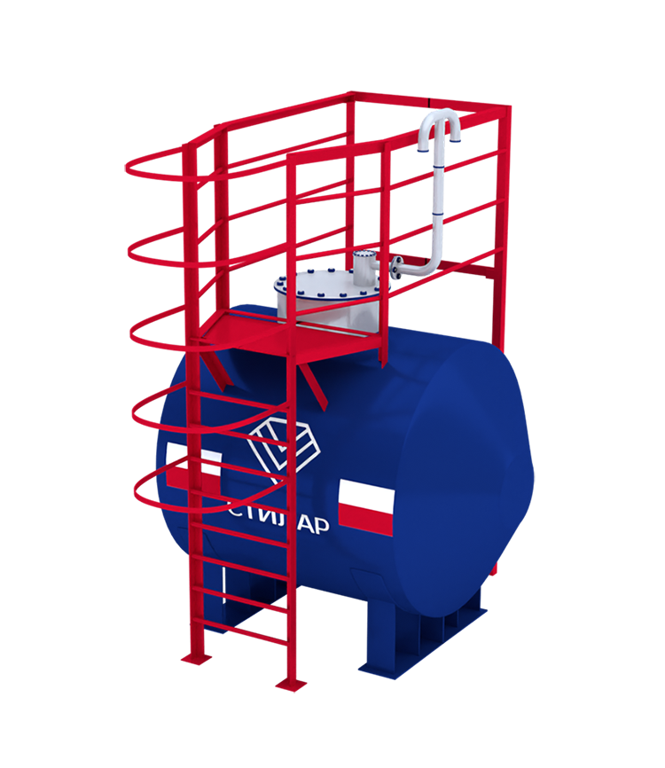 Горизонтальный резервуар РГСН для ГСМ 3 м³ от завода-производителя